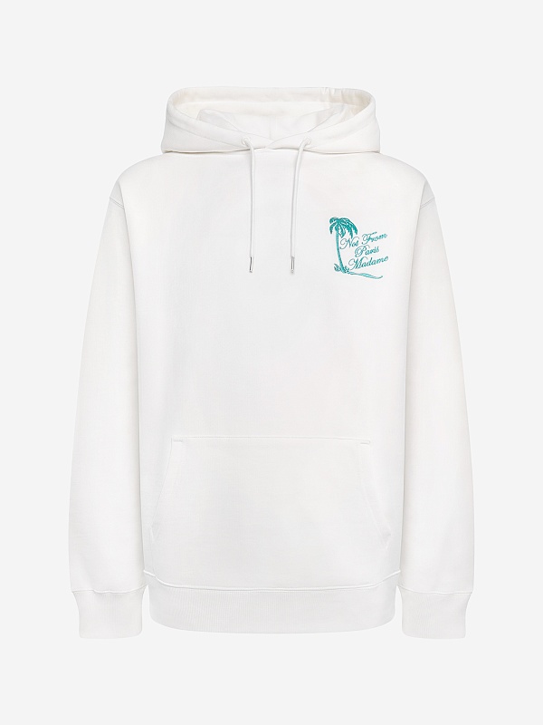 Худи муж Drôle de Monsieur K-HO204-CO127-OW OFF WHITE - 0
