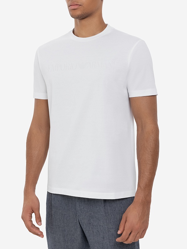 Футболка муж Emporio Armani 8N1TD2 1JGYZ 0146 BIANCO O.LOGO - 2