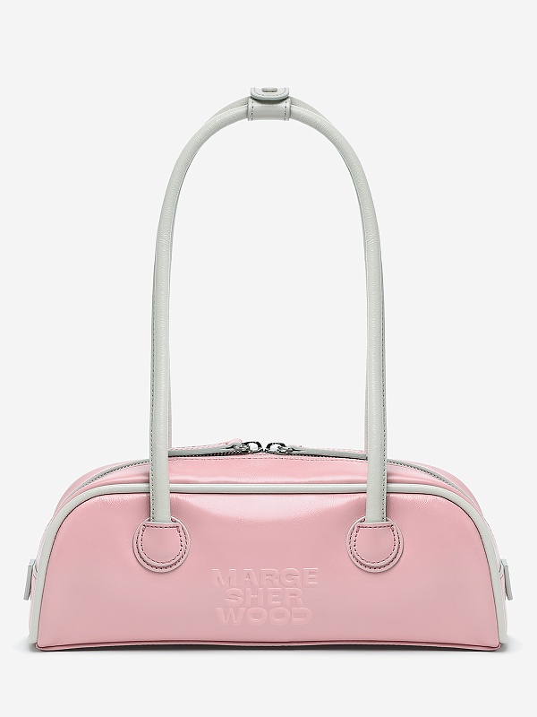 Сумка жен MARGESHERWOOD GG047643 BABY PINK + LIGHT GREY CRINKLE - 2