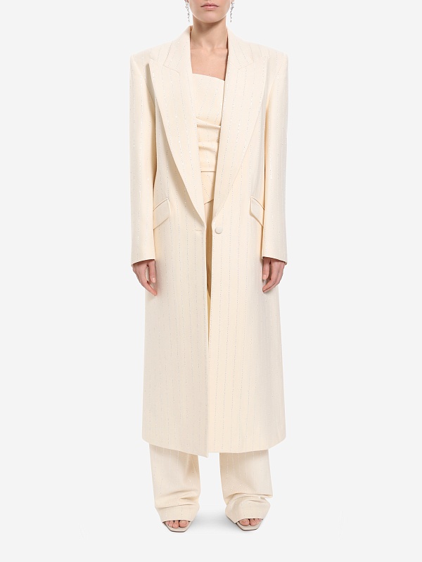 Пальто жен Nissa SRG16160 white - 3