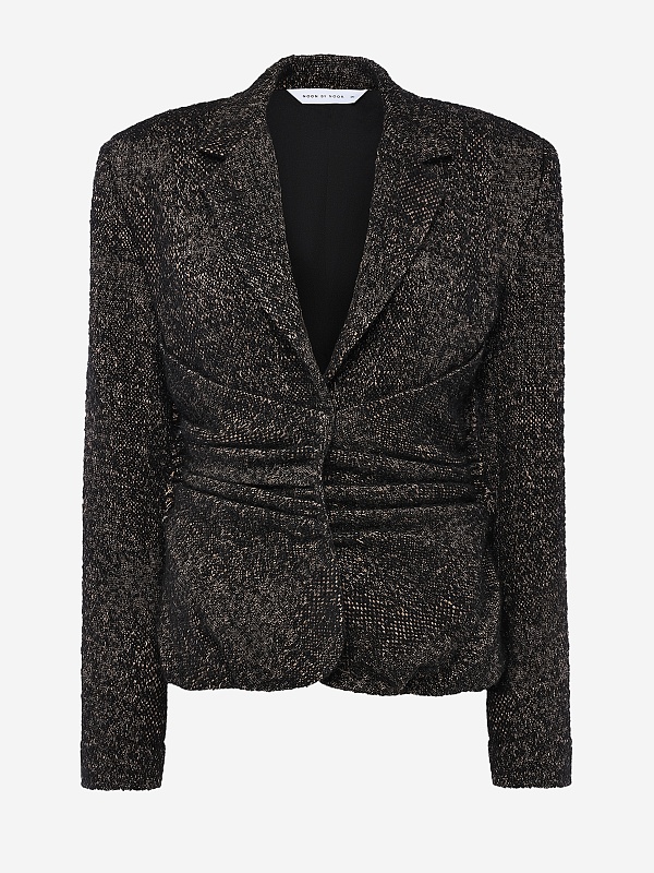 Жакет жен Noon by Noor 2209 B BLACK/CARAMEL - 5