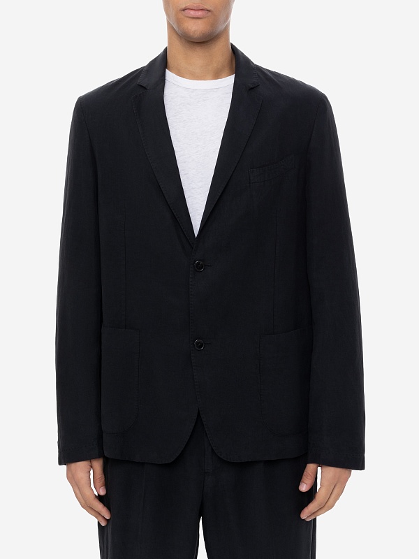 Пиджак муж Officine Generale S25MTLG408 BLACK - 2