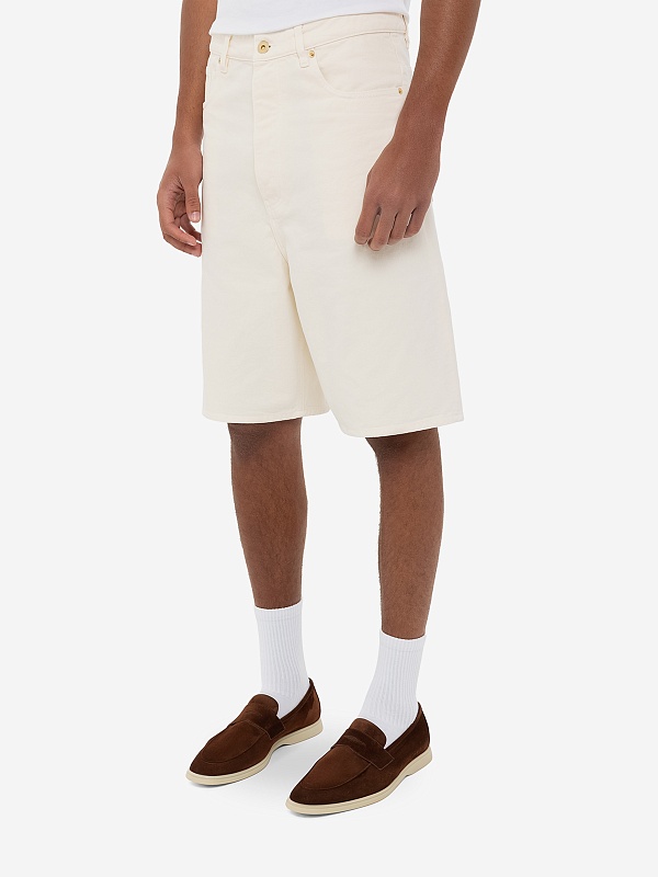 Шорты муж Drôle de Monsieur G-BS147-CO188-OW OFF WHITE - 3