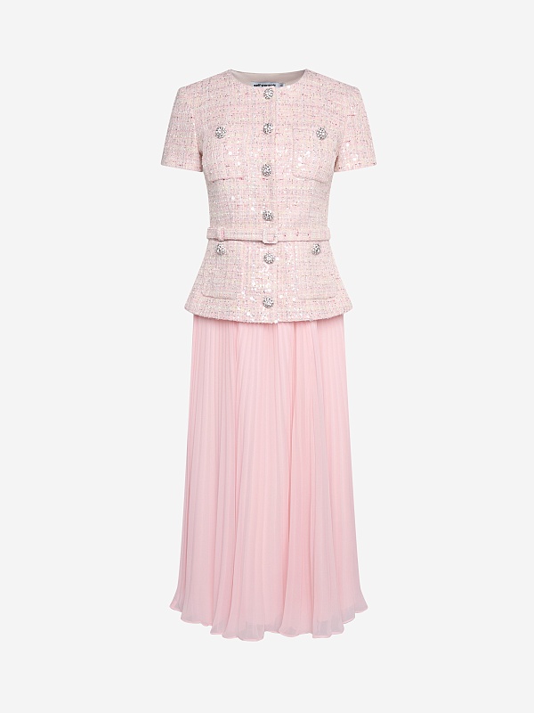 Платье жен Self-Portrait SS26-164M-P PINK - 0