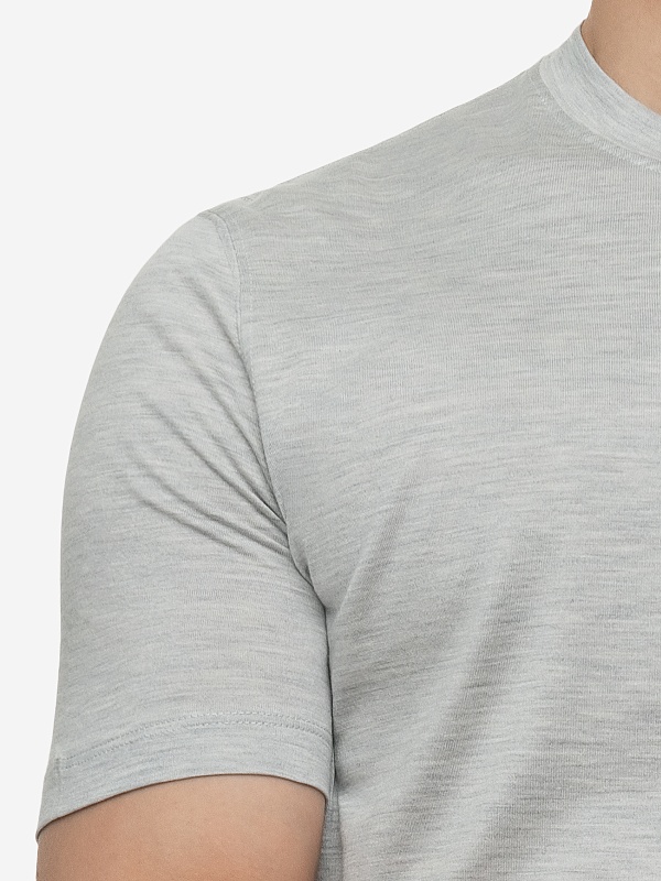 Футболка муж Brunello Cucinelli MTB371308 GRIGIO - 4