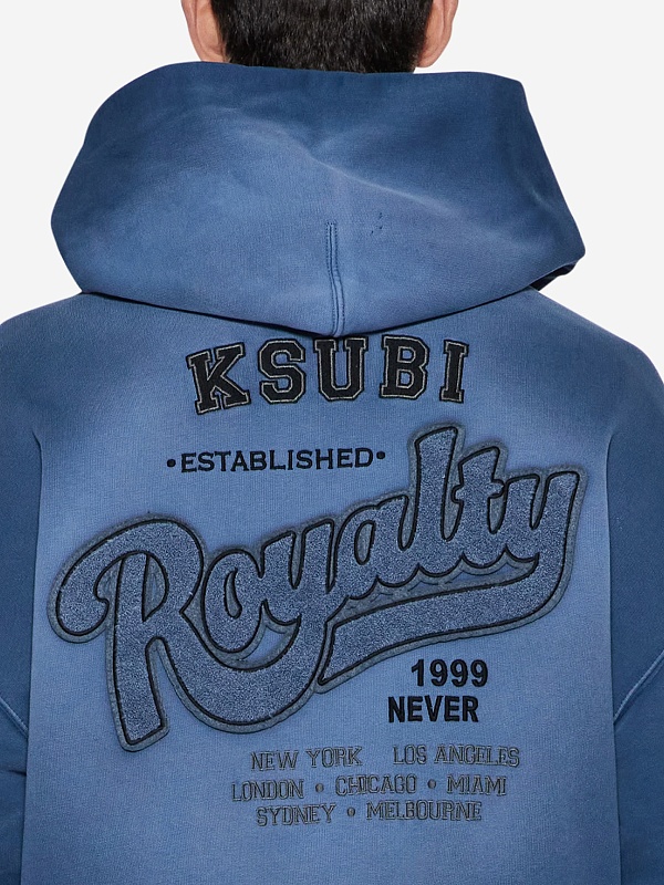 Худи муж Ksubi MFA25FL001 DARK BLUE - 3