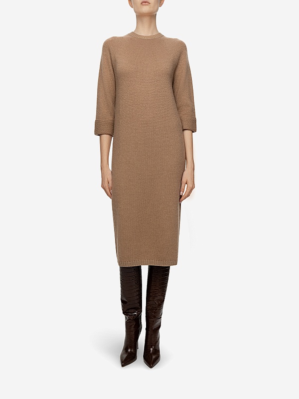 Платье жен AGNONA AI23P_KR06016_4B080H N54 CAMEL - 3