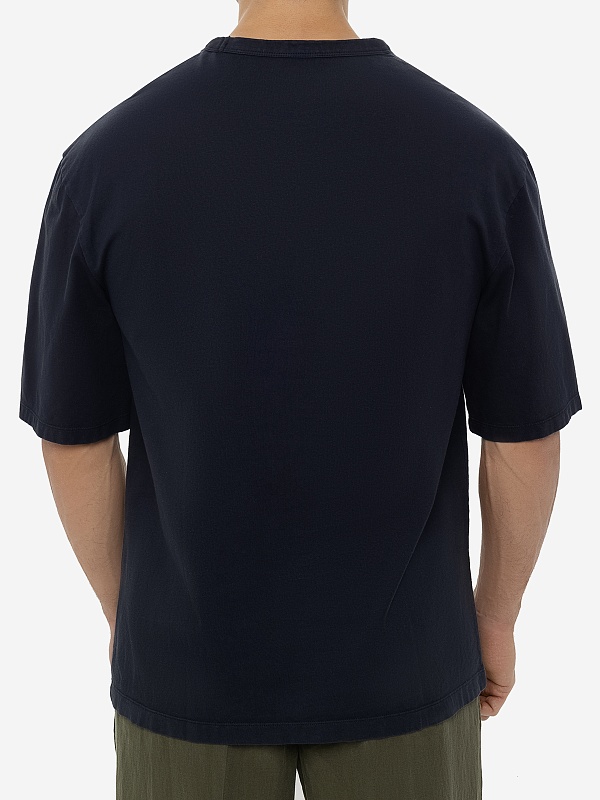 Футболка муж Officine Generale W24MTEE204PRE DARK NAVY - 4