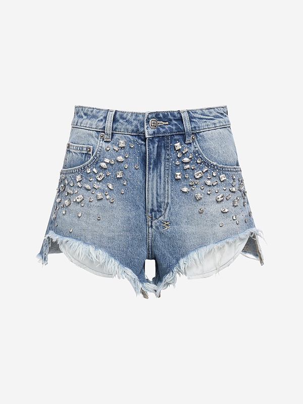 Шорты жен Ksubi WPS26WA012 denim - 0