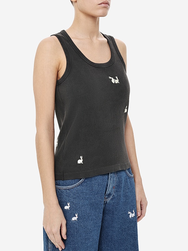 Майка муж Carne Bollente SS25TT0402 Off-Black - 5