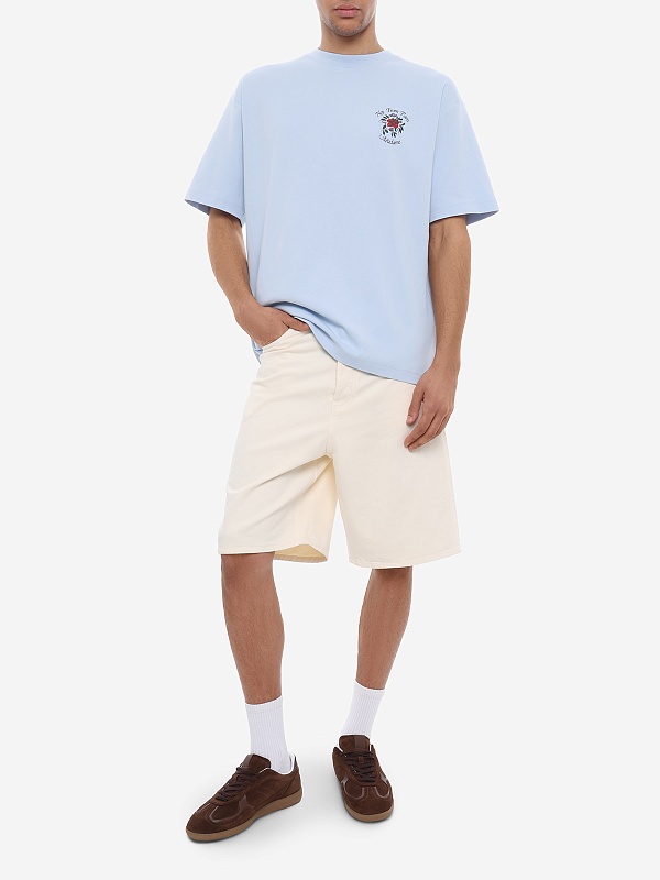 Футболка муж Drôle de Monsieur J-TS210-CO002-LBE LIGHT BLUE - 1