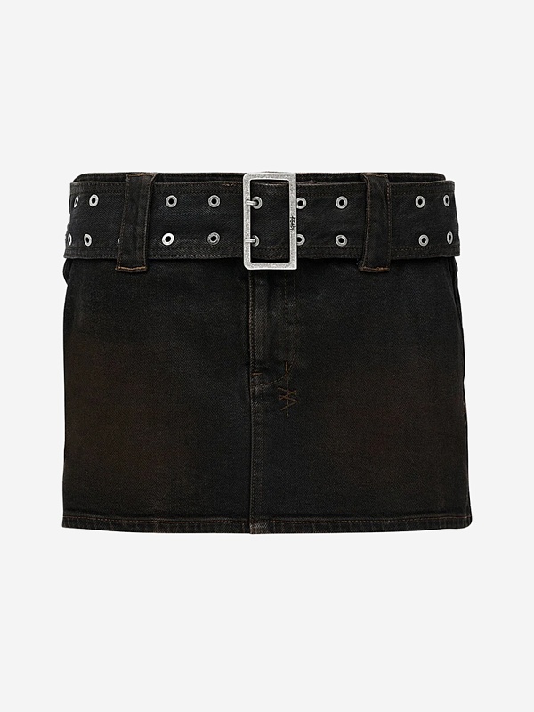 Юбка жен Ksubi WPS26SK007 brown - 0