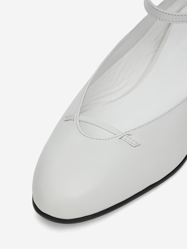 Балетки жен By Far MWFFC028CL034WH025PL BURRATA WH025 - 5