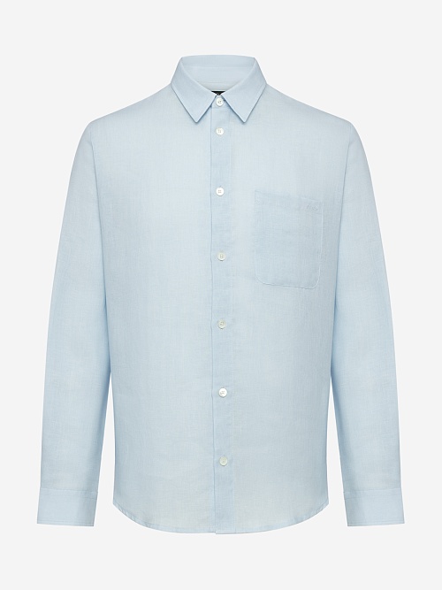 Рубашка муж A.P.C. LIAEK-H12545 IAB LIGHT BLUE - 0