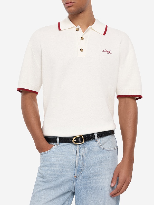 Поло муж Drôle de Monsieur L-PO194-WO007-OW OFF WHITE - 3