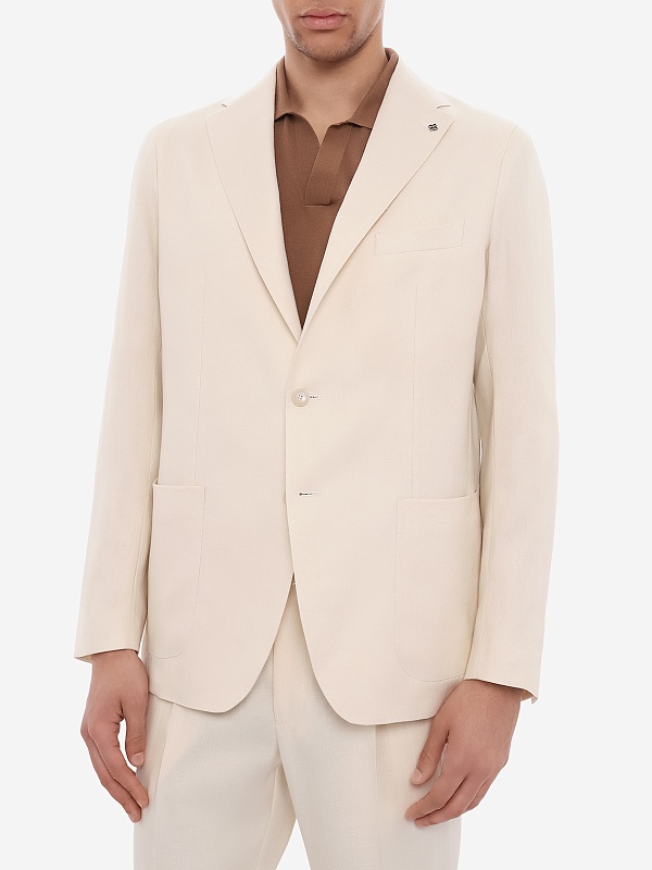 Пиджак муж TAGLIATORE 1SHO22K-- PE 340021 EA959 OFF WHITE - 3