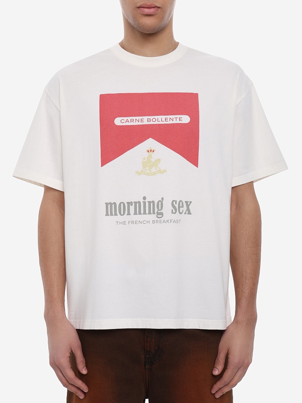 Футболка муж Carne Bollente SS26ST0102 Off-White - 3