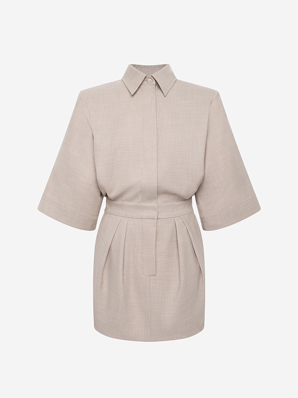 Платье жен THE ANDAMANE T190183A TNP246 IVORY - 0