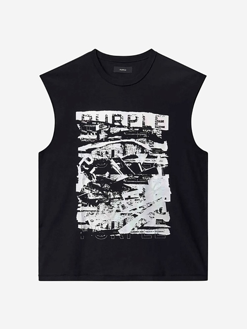 Майка муж PURPLE P103-TBIF226 BLACK - 0