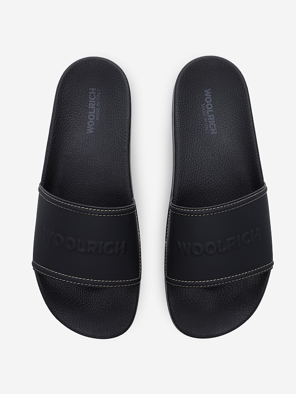 Шлепанцы муж Woolrich WFM261.070.2G0.11 NERO - 4