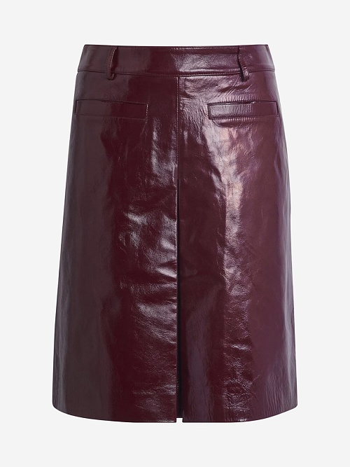 Юбка жен Self-Portrait PF25-091SK-BU BURGUNDY - 0