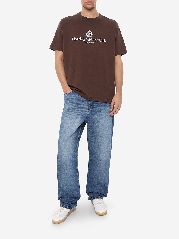 Футболка муж Sporty & Rich TO04365241BR03 Chocolate - 1