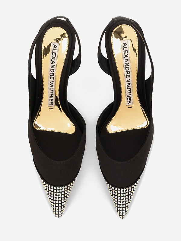 Слингбэки (каблук) жен Alexandre Vauthier AVE4501-006 BLACK - 3