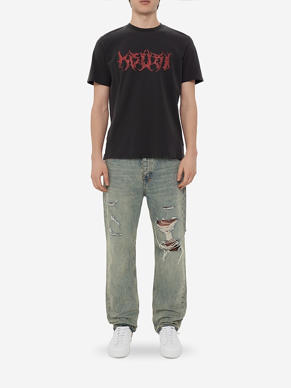 Футболка муж Ksubi MFA24TE002 Black - 2