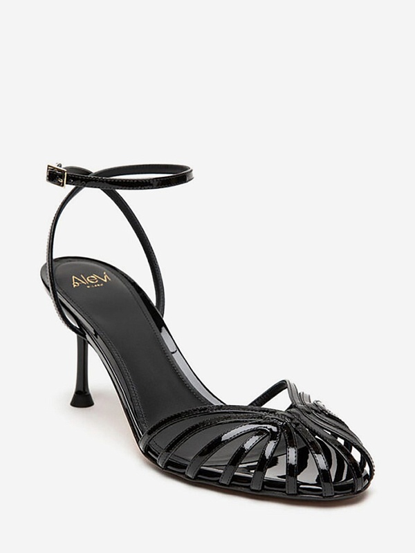 Босоножки (каблук) жен Alevi L25SC003.N.0004997 Black - 2