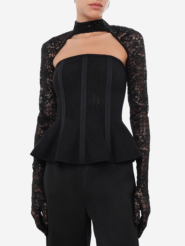 Перчатки жен Nissa RMA16331 BLACK - 3