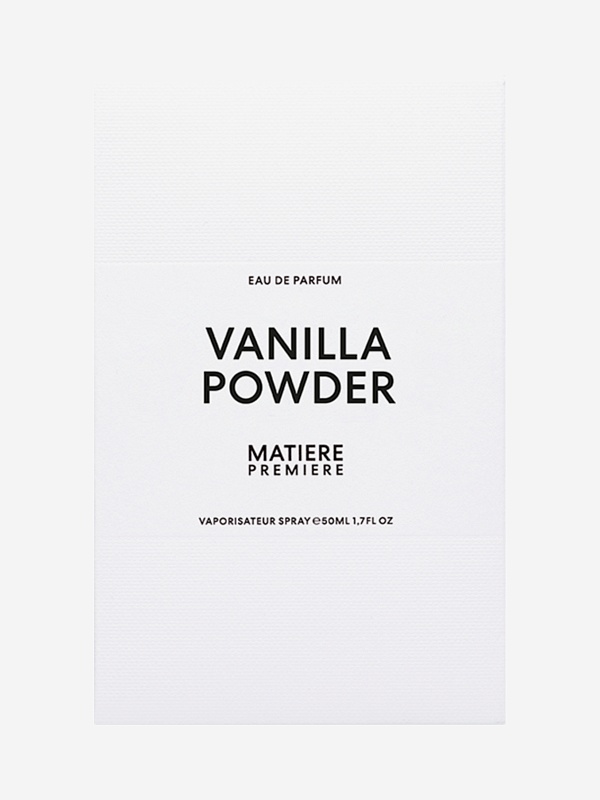 Парфюмерная вода унисекс MATIERE PREMIERE 3760372460211 VANILLA POWDER 50мл - 1