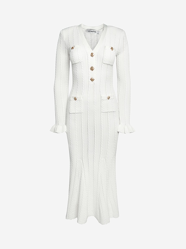 Платье жен Self-Portrait SS26-051M-W WHITE - 0