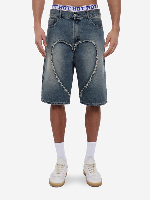 Шорты муж Carne Bollente SS26SH0101 Off-Blue - 3
