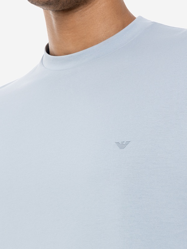 Футболка муж Emporio Armani EM000983 AF13669 U9275 PEARL BLUE - 4