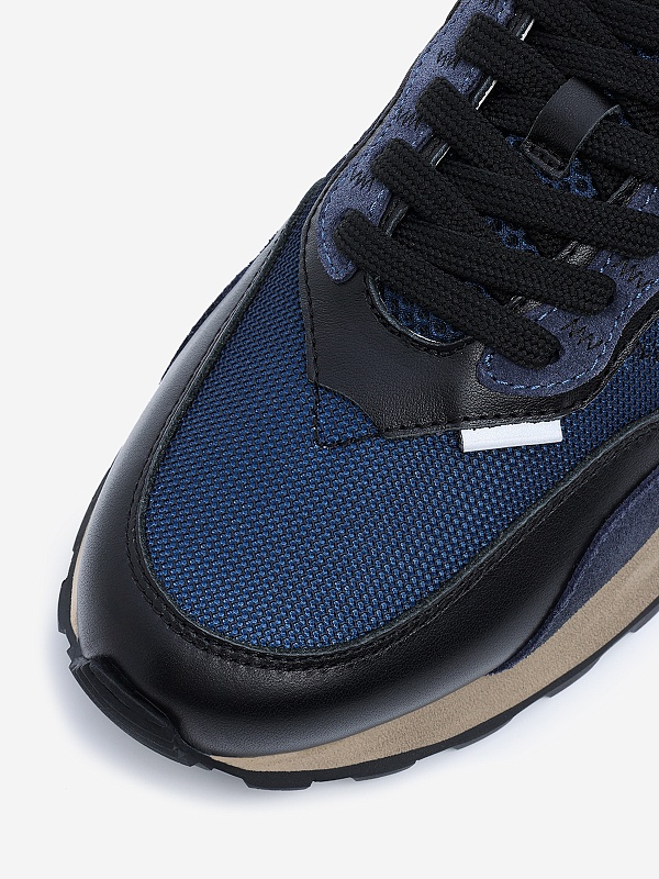 Кроссовки муж Voile Blanche 2018344.20. 1A19 BLACK-BLUE - 7