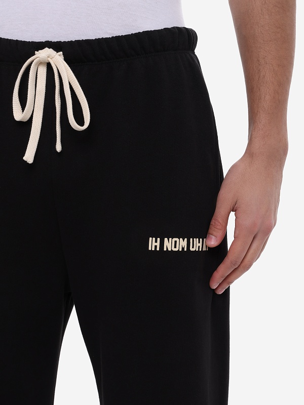 Джоггеры муж IH NOM UH NIT NUS26381 L66_BLACK+CREAM - 5