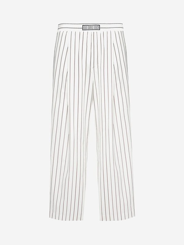 Брюки муж LGN Louis Gabriel Nouchi 0713 T738 PINSTRIPES - 5