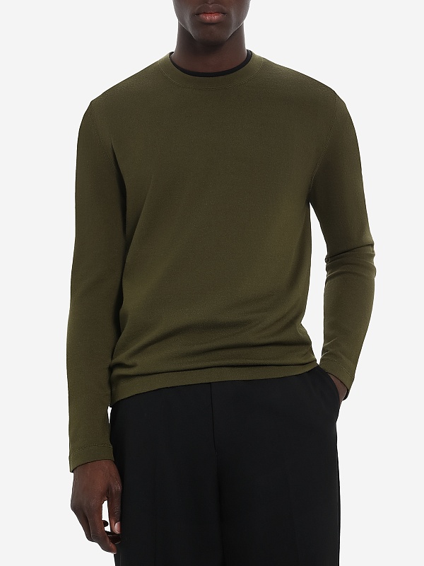 Свитер муж Officine Generale W25MTEE209 OLIVE - 2