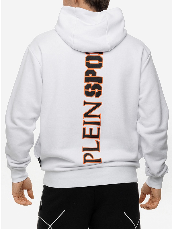 Худи муж Philipp Plein Sport SADC MJB3246 SJO001N 01 white - 3