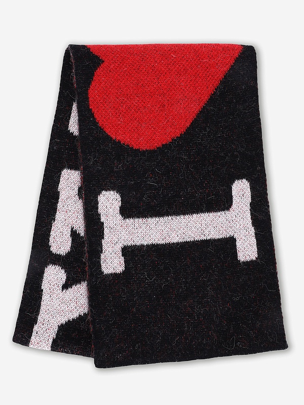 Шарф муж Carne Bollente AW25SC0101 Black - 1