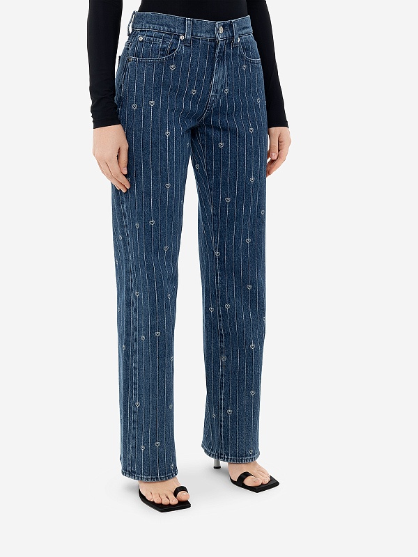 Джинсы жен 7 For All Mankind JSSTC100FH MID BLUE - 3