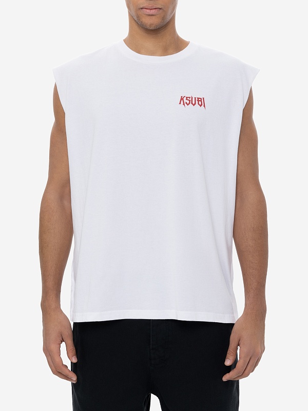 Майка муж Ksubi MPF25TA007 white - 2
