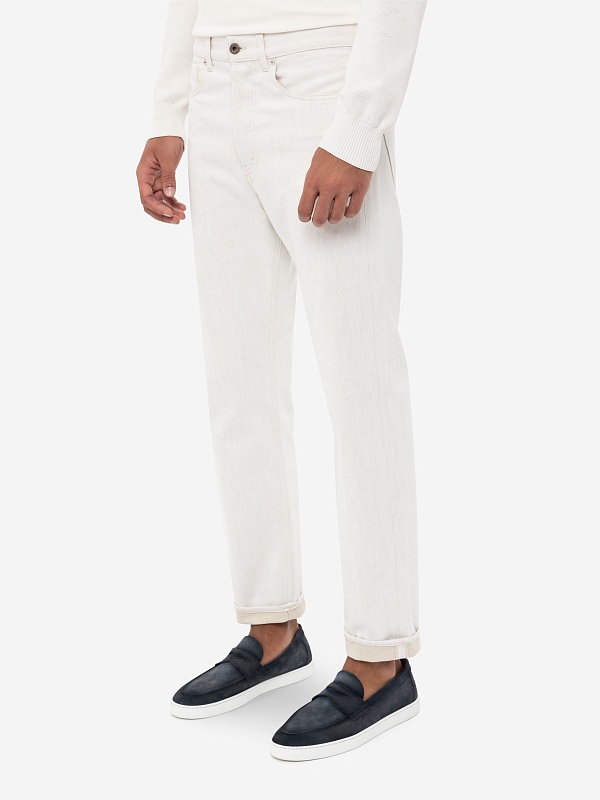 Джинсы муж Pence MANCIO-55.74320-D615 D615 JAPANESE WHITE ECRU' D - 2