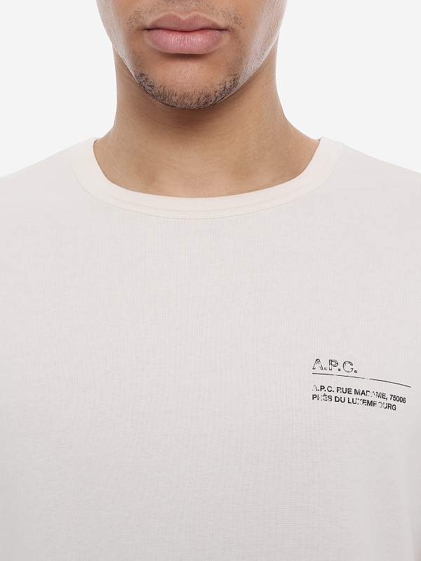 Футболка муж A.P.C. COHMW-H26577 BAA BEIGE - 5