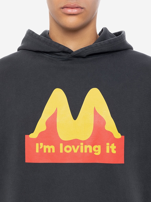 Худи муж Carne Bollente AW25H0102 Off-Black - 4