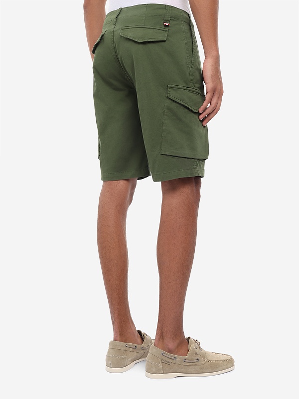 Шорты муж MC2 Saint Barth AERSJ3 COTTON 52 MILITARY - 4