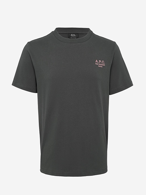 Футболка муж A.P.C. COHBU-M26388 ANTHRACITE/ROSE - 0