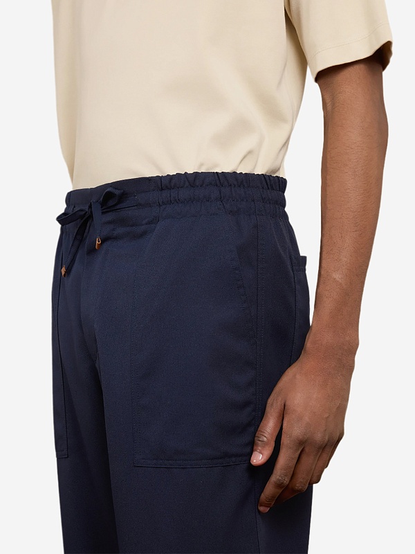 Брюки муж Drôle de Monsieur I-BP197-PL127-NY NAVY - 3