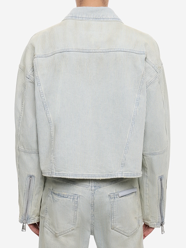 Куртка джинсовая муж PURPLE P052-BCHB226 LT INDIGO - 5