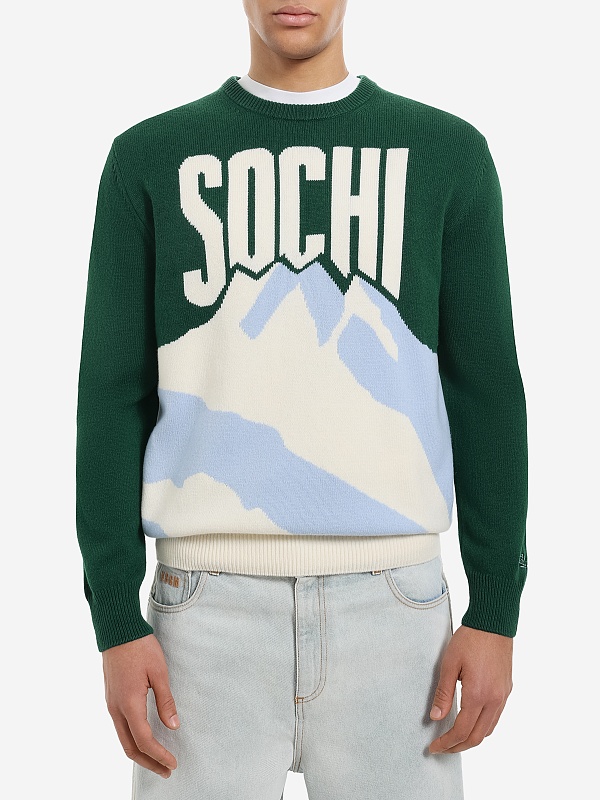 Свитер муж MC2 Saint Barth HER0011 03329I SOCHI SNOW 51 - 3